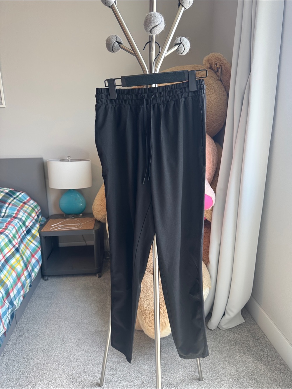 90 Degree By Reflex Black Slim Jogger Pants